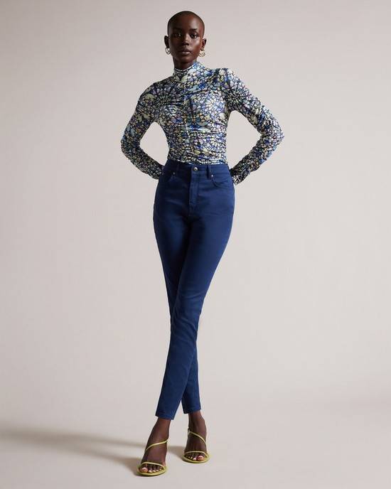 Blugi Dama Ted Baker Sophaa Albastri Inchis | RO-1593