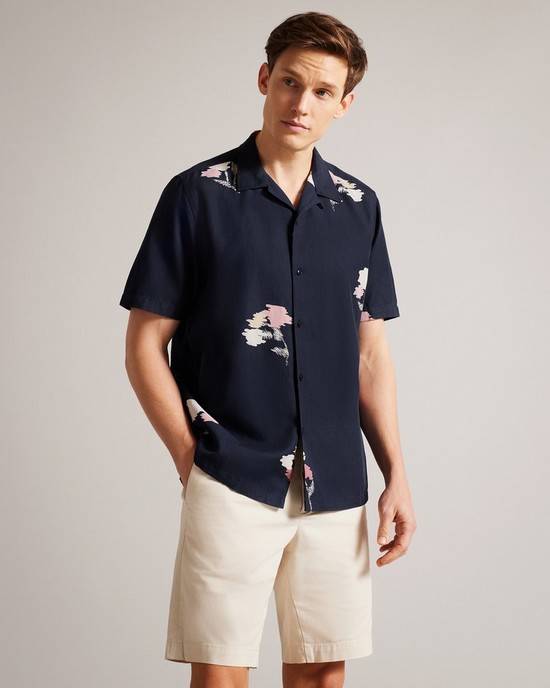 Camasa Barbati Ted Baker Neele Bleumarin | RO-7329
