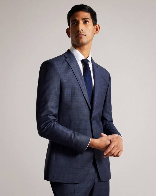Costume Barbati Ted Baker Portejs Albastri | RO-8640