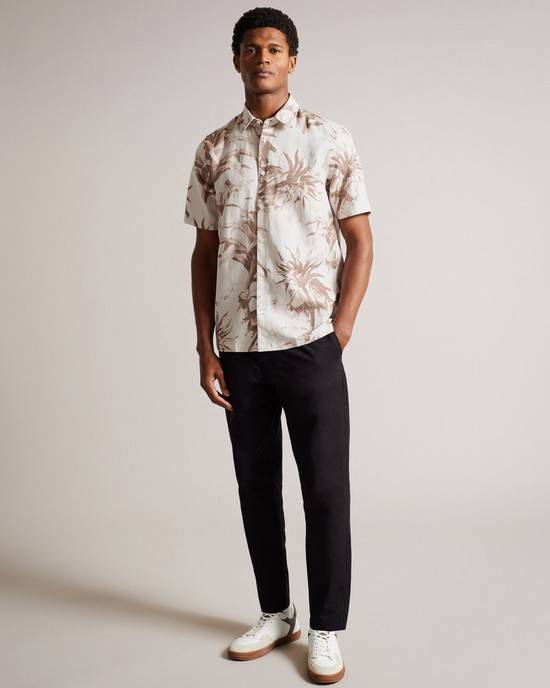 Costume De Baie Barbati Ted Baker Belmar Bej | RO-4369