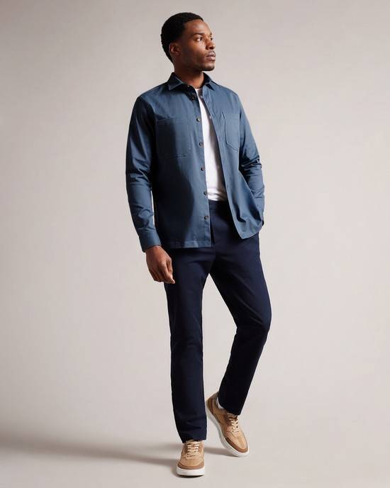 Geaca Barbati Ted Baker Hasting Albastri | RO-2396
