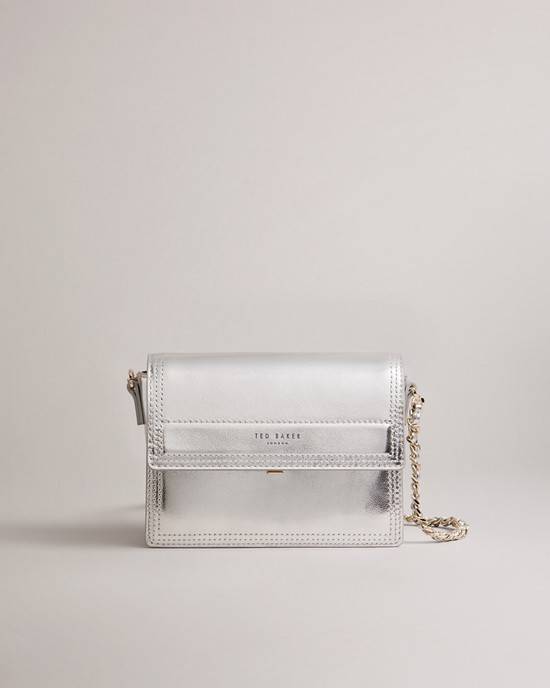 Genți De Cruce Dama Ted Baker Libbe Argintii | RO-4871
