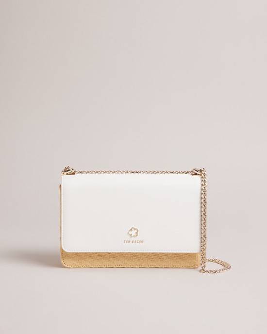 Genți De Cruce Dama Ted Baker Magdie Albi Maro | RO-9408