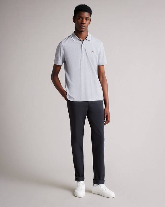 Pantaloni Barbati Ted Baker Genay Bleumarin | RO-3691