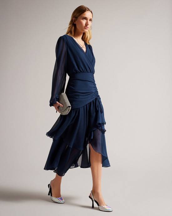 Rochie Dama Ted Baker Kiali Albastri Inchis | RO-4580